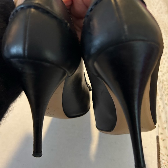 Gucci Black Leather Heels with Bamboo Bead Tassels - Picture 4 of 5